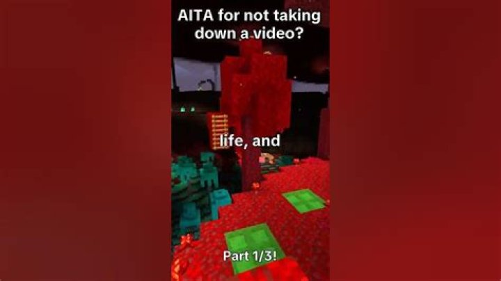 AITA for not taking down my video that was a gift from my best man