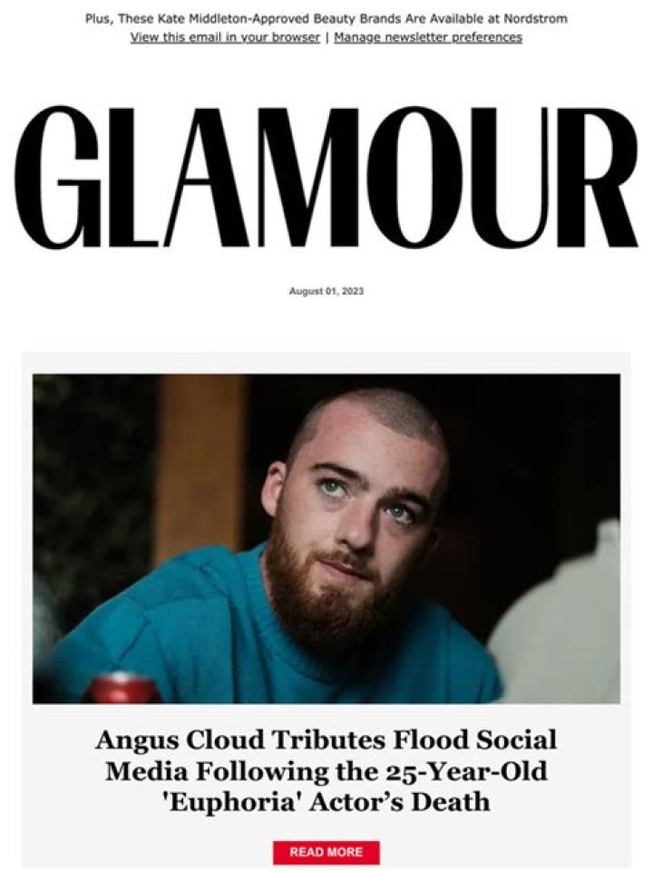 Angus Cloud Tributes Flood Social Media Following the 25YearOld