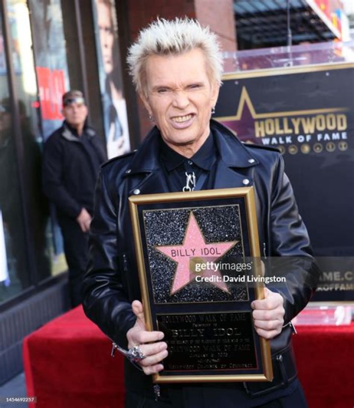 Billy Idol honored with star on Hollywood Walk of Fame 'I couldn't