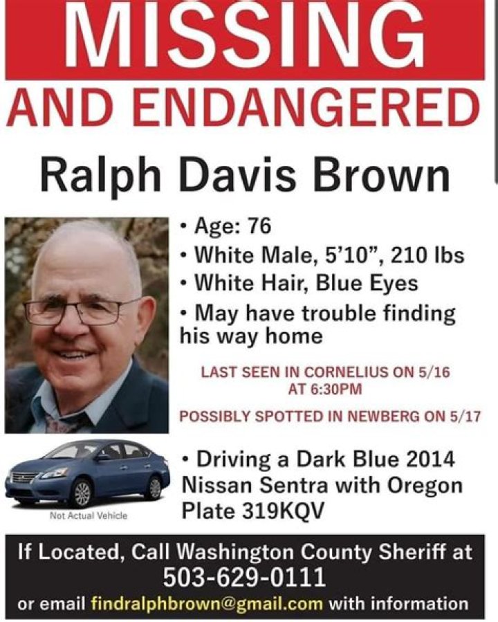 Cornelius Mayor Ralph Brown Missing 2023 Body Parts Found