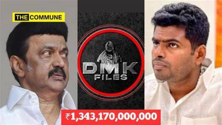 DMK Files Annamalai claims 27 leaders have assets worth ₹2L Cr