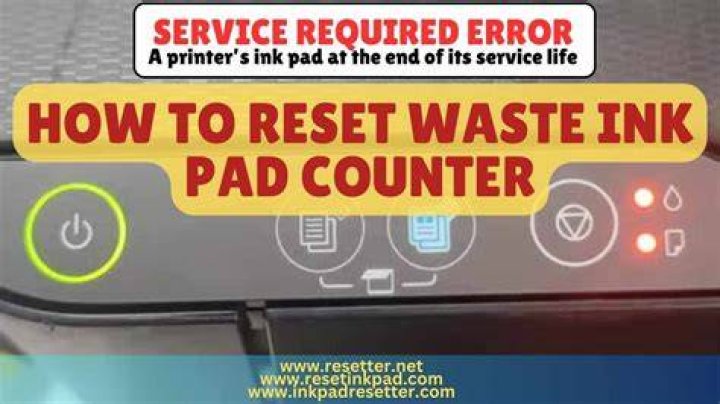 How to reset the Waste ink pad counter on Epson L1800 YouTube