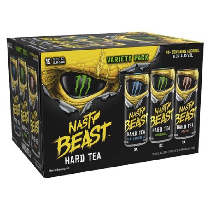 Monster Nasty Beast Hard Tea blends iced tea and 6 alcohol