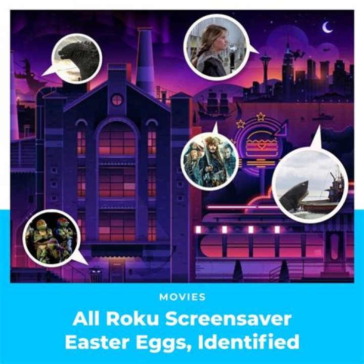 New Roku Screensaver 2023 Easter Eggs Find all the HIDDEN movies and