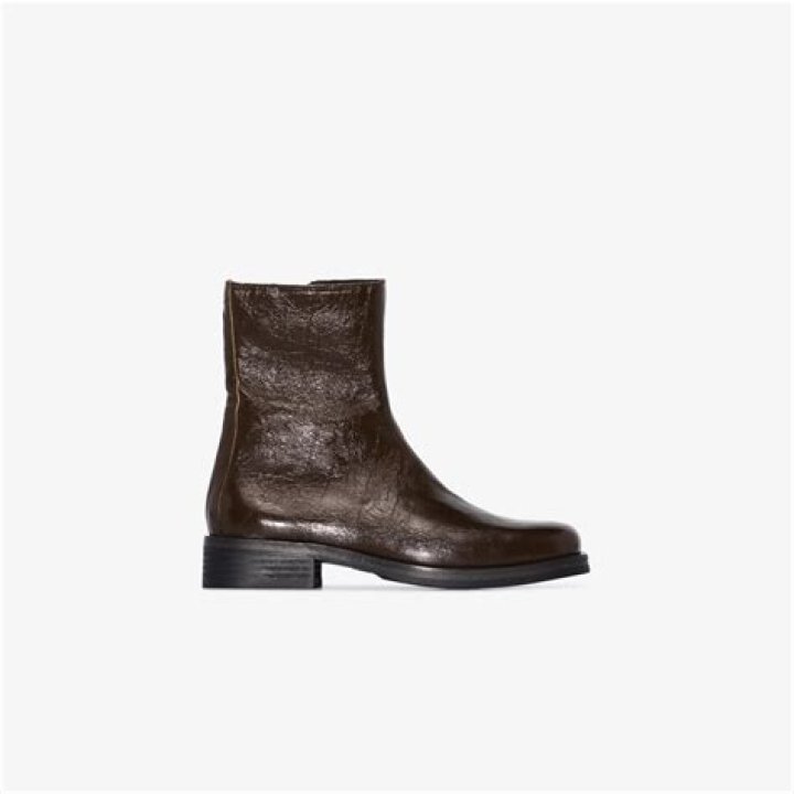 OUR LEGACY green Camion leather boots Browns