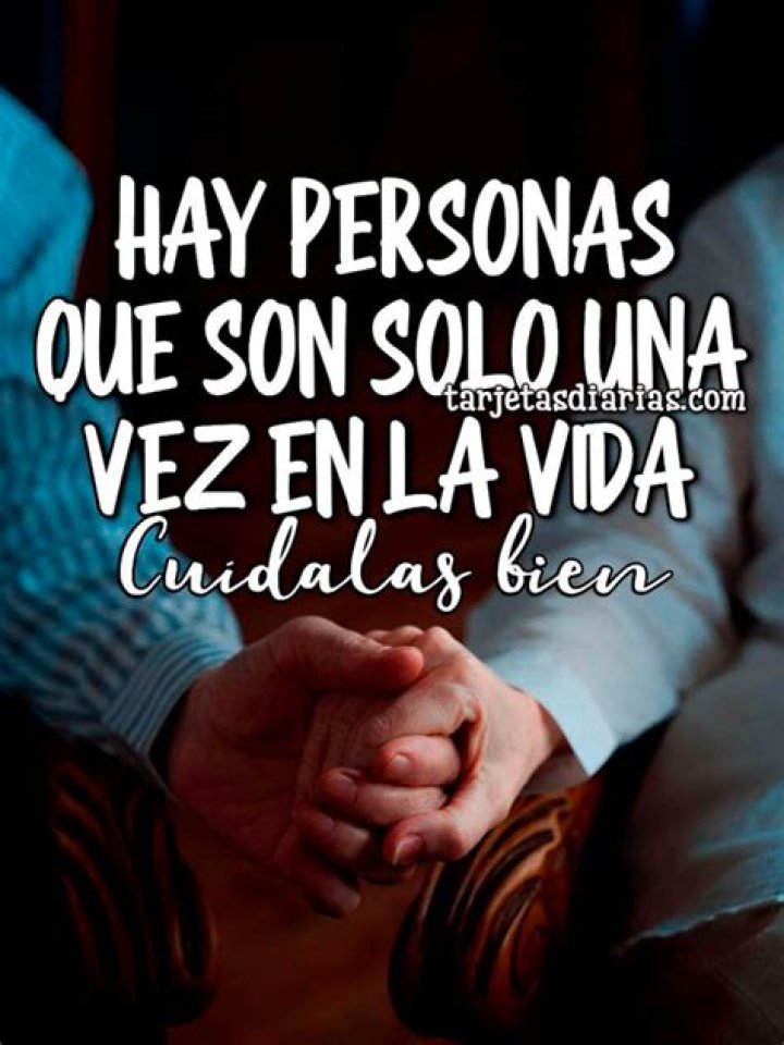 SOLO UNA VEZ EN LA VIDA