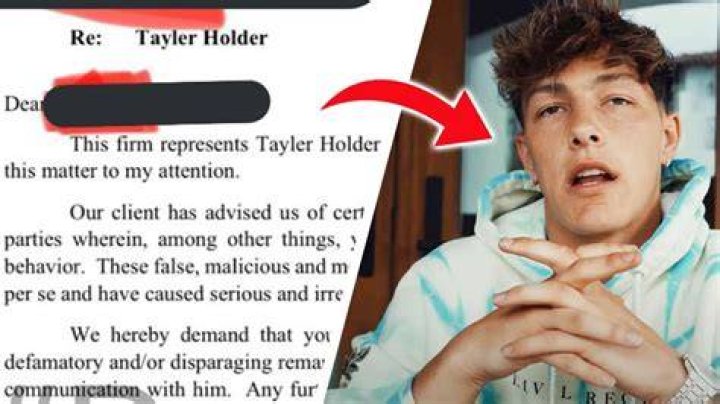 Tayler Holder Sends 50 Cease And Desist Letters To Influencer Friends